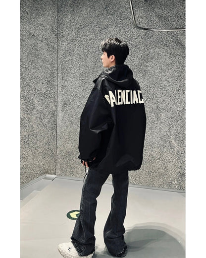 TJ / 발렌시아가 바람막이 자켓, 𝗕𝗔𝗟𝗘𝗡𝗖𝗜𝗔𝗚𝗔 발렌시아가 테이프타입 윈드브레이커 자켓