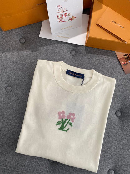 TJ / 루이비통 니트 반팔티 , 𝗟𝗢𝗨𝗜𝗦 𝗩𝗨𝗜𝗧𝗧𝗢𝗡 𝘅 𝗧𝘆els 공동 브랜드 니트 반팔