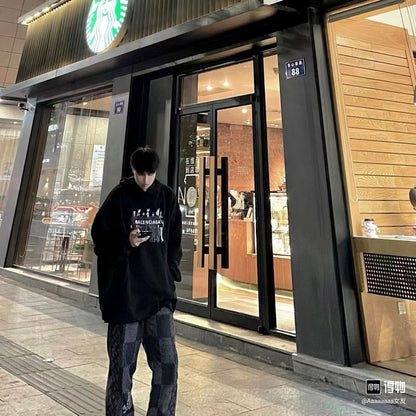 체인 / 발렌시아가 로고 프린트 후드티  2가지색상