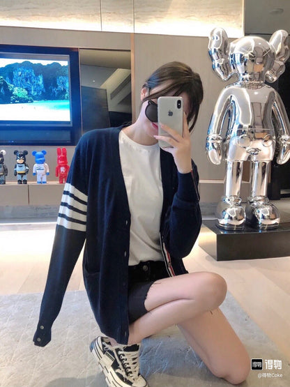 체인 / 톰브라운 울 가디건
