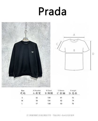 체인 / 프라다 솔리드 맨투맨