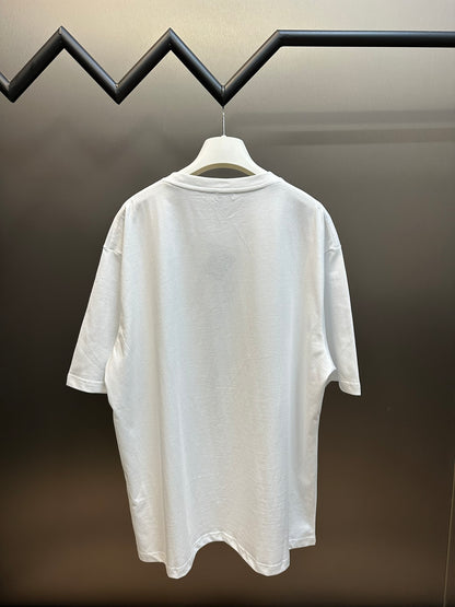 체인2호 / 로에베 트위스트 자수 루즈 반소매 티셔츠 , 로에베 반팔티