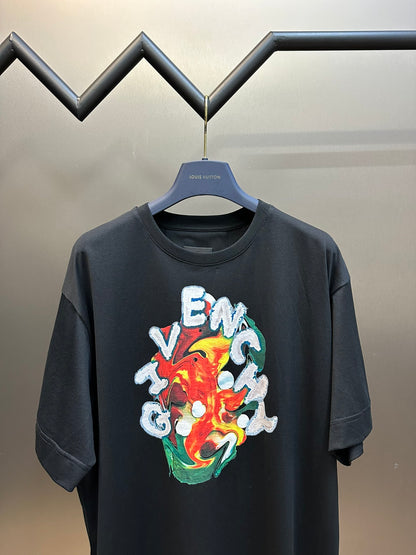 체인2호 / 지방시 반팔, 지방시 GIV 사이키델릭 프린트 반소매