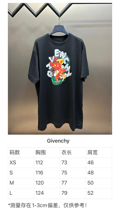 체인2호 / 지방시 반팔, 지방시 GIV 사이키델릭 프린트 반소매