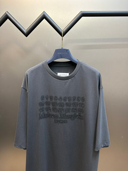 체인2호 / 메종 마르지엘라 반팔, 마르지엘라 다크 패턴 자수 슬로건 반팔