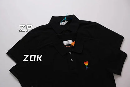 zok 공장 / 아마니 남성 폴로넥 반팔 셔츠