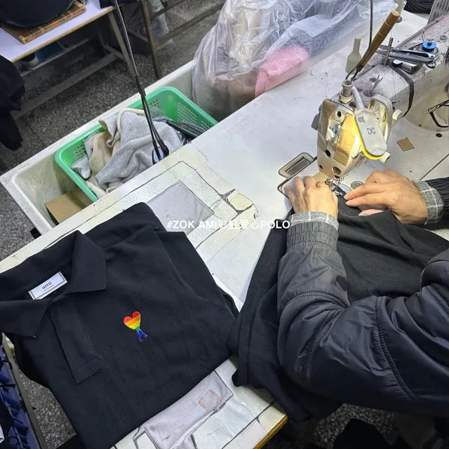 zok 공장 / 아마니 남성 폴로넥 반팔 셔츠