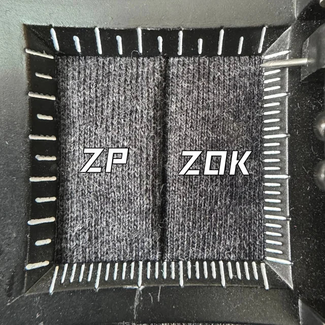 ZOK / 로에베 반팔티 ,로고 자수 차콜 그레이