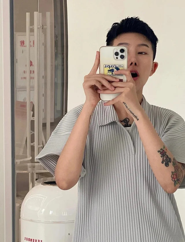 ZOK / 미야케 이세이 반팔티