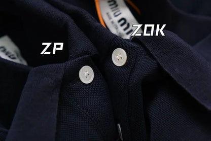zok 공장 / 미우미우 남성 여성 폴로넥 반팔 셔츠