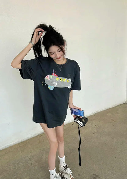 zok 공장 / 로에베 남성 여성 반팔 티셔츠