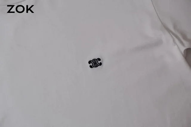 ZOK /  셀린느 개선문 클래식 자수 로고 반팔
