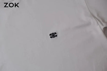 ZOK /  셀린느 개선문 클래식 자수 로고 반팔