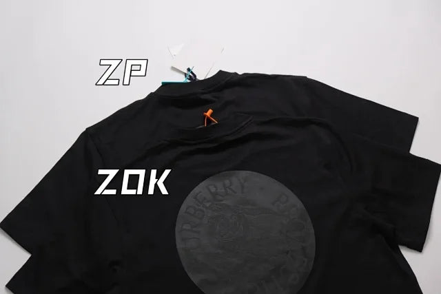 zok 공장 / 버버리 남성 승마기사 배지 반팔 티셔츠