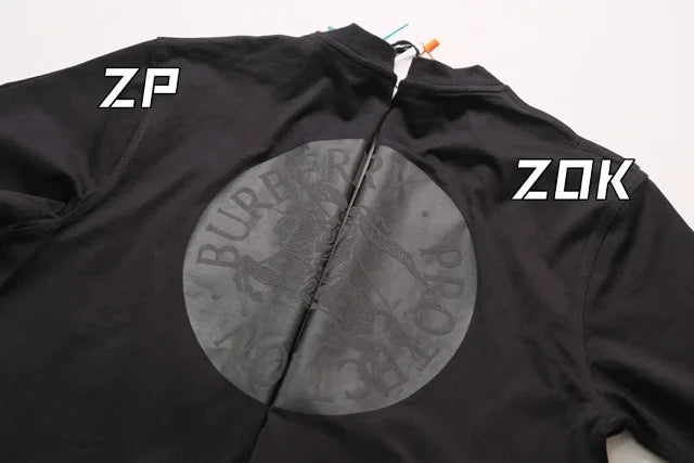 zok 공장 / 버버리 남성 승마기사 배지 반팔 티셔츠