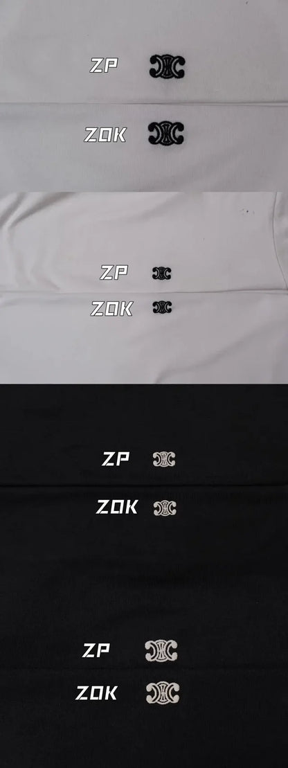 ZOK /  셀린느 개선문 클래식 자수 로고 반팔