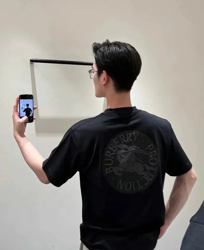 zok 공장 / 버버리 남성 승마기사 배지 반팔 티셔츠