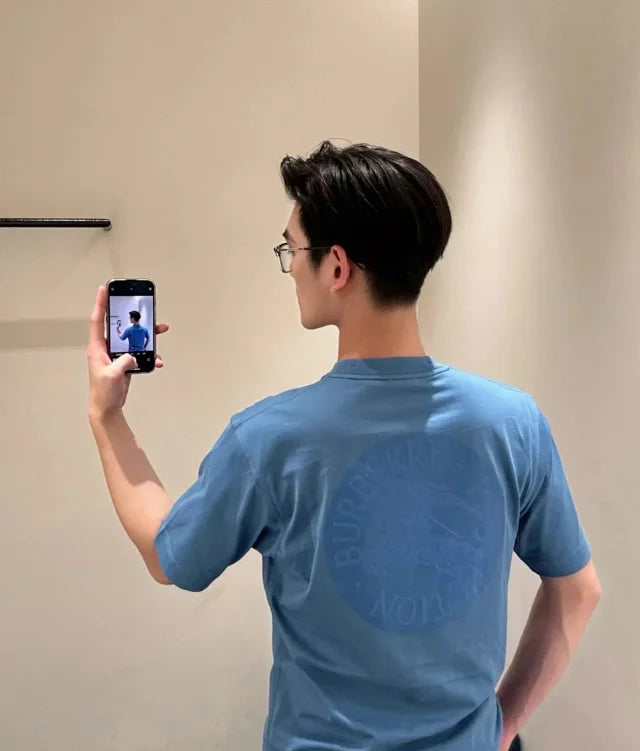 zok 공장 / 버버리 남성 승마기사 배지 반팔 티셔츠