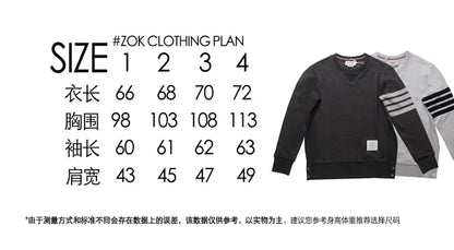 ZOK / 톰브라운 클래식4스트라이프맨투맨