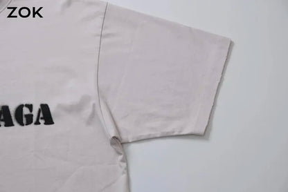 ZOK / 발렌시아가  파리 SS24 레터링 효과 반팔