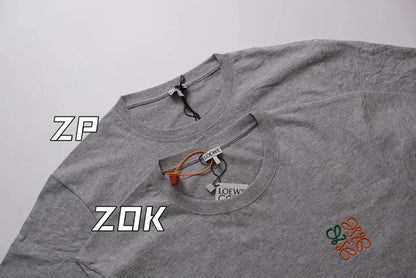 zok 공장 / 로에베 남성 로고 자수 반팔 티셔츠