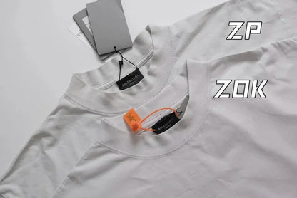 zok 공장 / 발렌시아가 남성 여성 반팔 티셔츠
