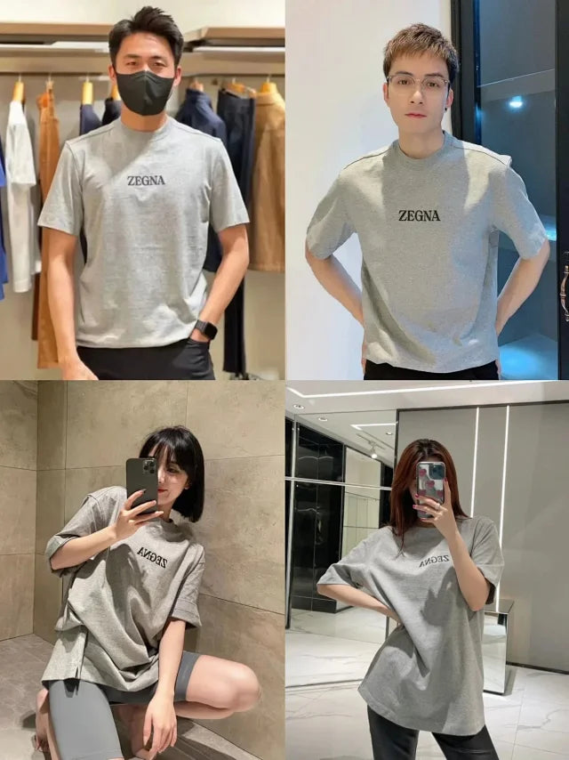 zok 공장 / 제냐 남성 여성 반팔 티셔츠