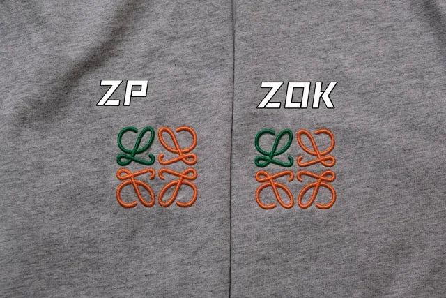 zok 공장 / 로에베 남성 로고 자수 반팔 티셔츠