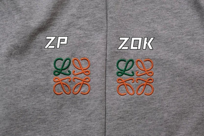 zok 공장 / 로에베 남성 로고 자수 반팔 티셔츠