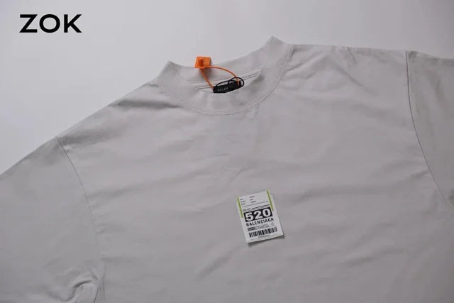 zok 공장 / 발렌시아가 남성 여성 반팔 티셔츠