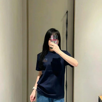 zok 공장 / 로에베 남성 로고 자수 반팔 티셔츠