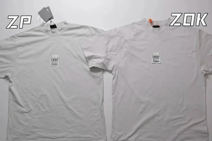 zok 공장 / 발렌시아가 남성 여성 반팔 티셔츠