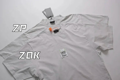 zok 공장 / 발렌시아가 남성 여성 반팔 티셔츠