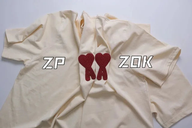 ZOK / 아미 짜임 하트 반팔