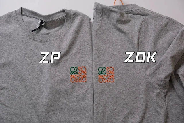 zok 공장 / 로에베 남성 로고 자수 반팔 티셔츠