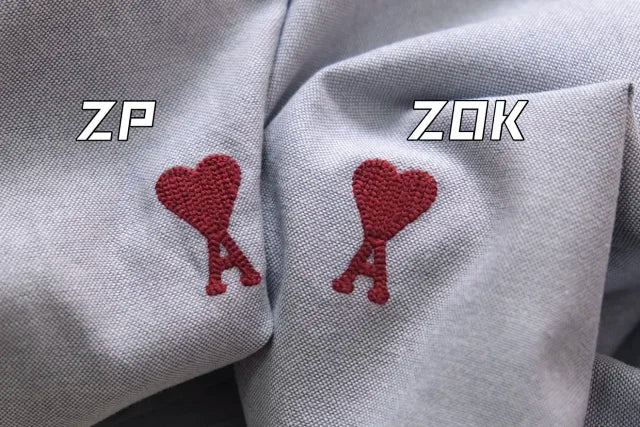 zok 공장 / 아마니 남성 하트 셔츠 반팔 셔츠