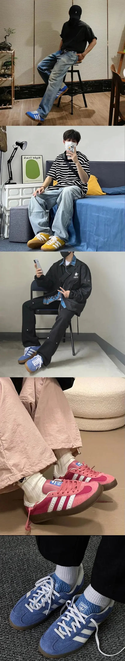 zok 공장 /  아디다스 남성 여성 플랫 슈즈