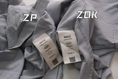 zok 공장 / 아마니 남성 하트 셔츠 반팔 셔츠