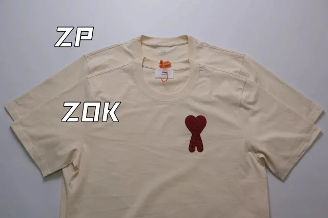 ZOK / 아미 짜임 하트 반팔
