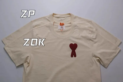 ZOK / 아미 짜임 하트 반팔