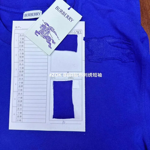 zok 공장 / 버버리 남성 라운드넥 반팔 티셔츠