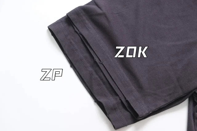 ZOK /  발렌시아가 파리 테이프 프린트 반팔 워싱 블랙