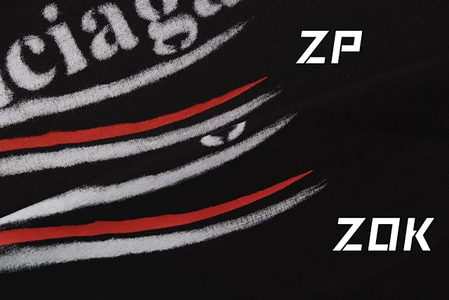 ZOK / 발렌시아가  SS24 아쿠아 콜라 퍼지 반팔