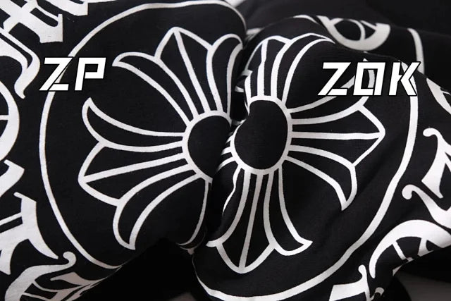 ZOK / 크롬하츠 반팔티 , 등판 말발굽 프린트 로고 반팔