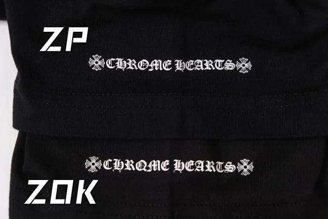 ZOK / 크롬하츠 반팔티 , 등판 말발굽 프린트 로고 반팔
