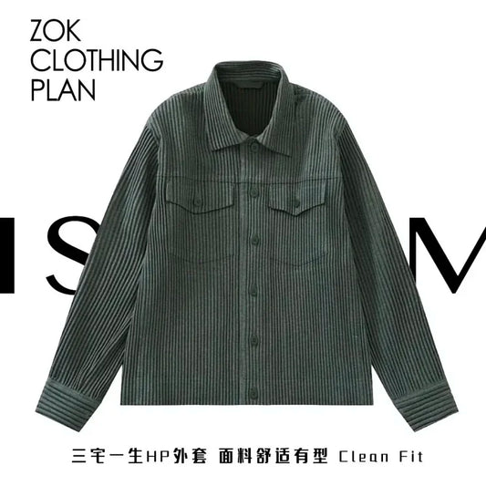 ZOK / 이세이 미야케 셔링 자켓