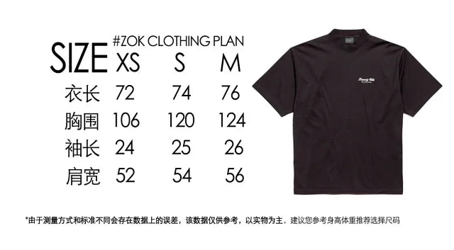ZOK / 발렌시아가 파리 베벌리힐스 반팔