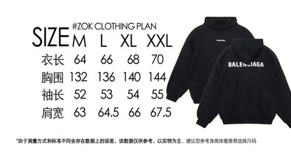 zok/ 발렌시아가 남성 후드티
