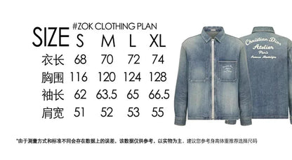 zok/디올 남성 데님 자켓