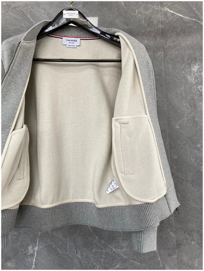 테일러백 / 톰브라운 시보리 순면 야구 자켓